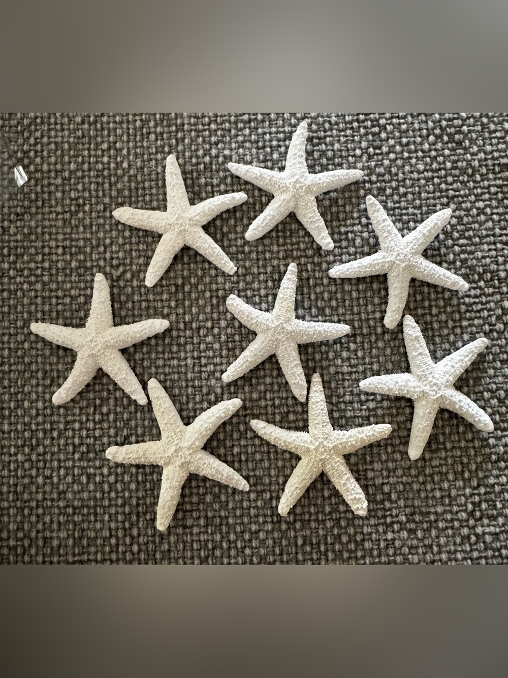 Pottery Barn Mini Faux Starfish, Base Filler, Set of 8